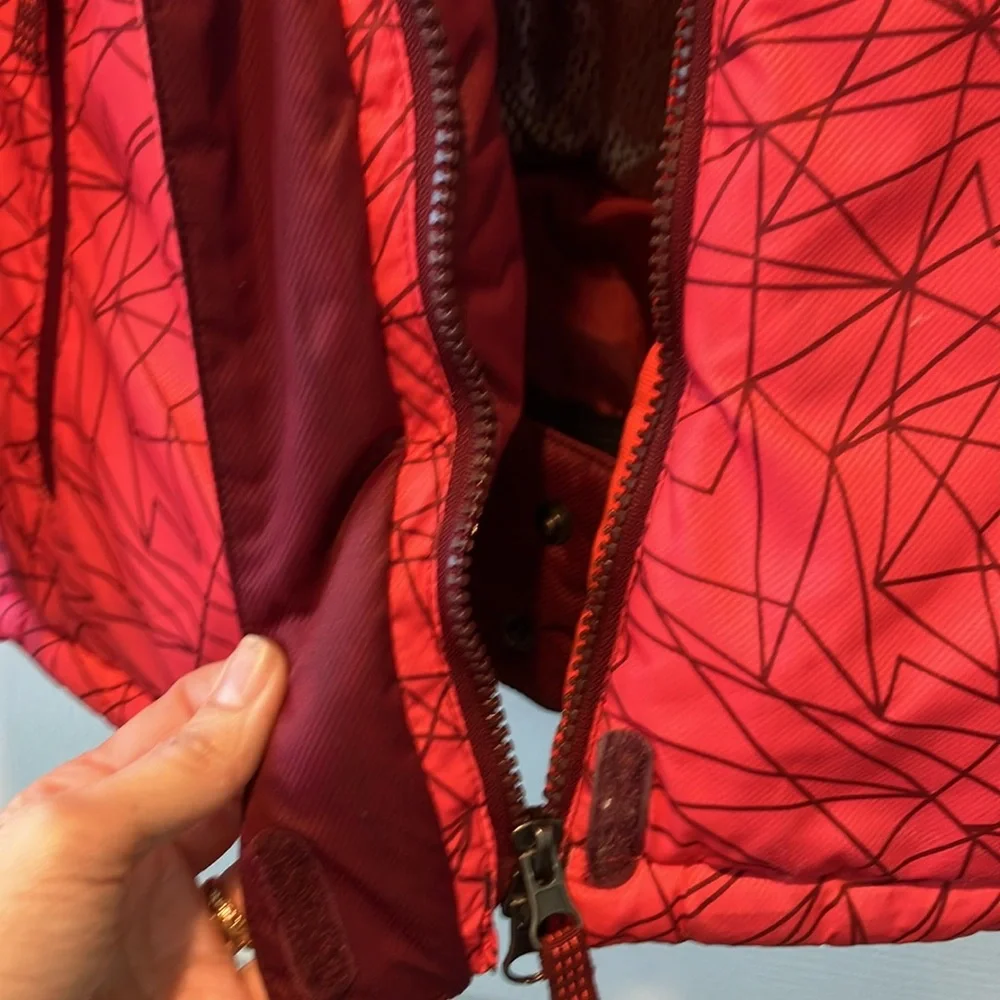 Pink c9 girls 10/12 Geometric Patterned winter snow ski snowboarding jacket coat